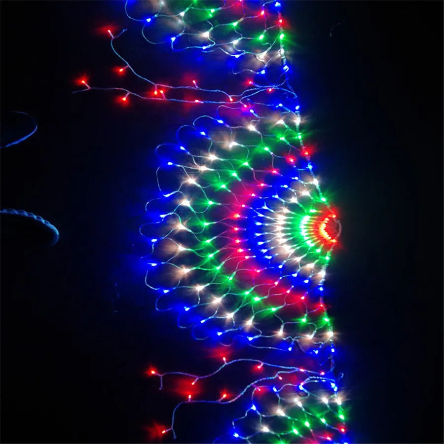 Thrisdar 3M 424LED 3pcs Peacock String Lights