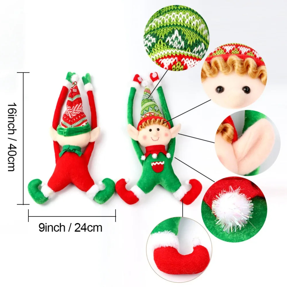 Elf Doll Plush Christmas Tree Hanging