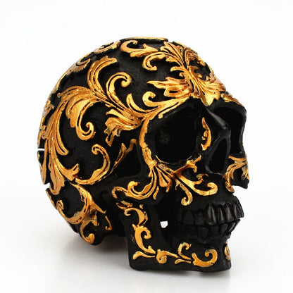 Resin Craft Black Skull