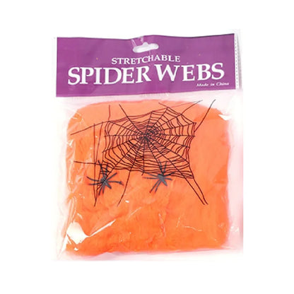 White Stretchy Cobweb Spider