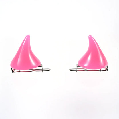 Small Demon OX Horn Hairpins 2Pcs - Festivewarehouse™