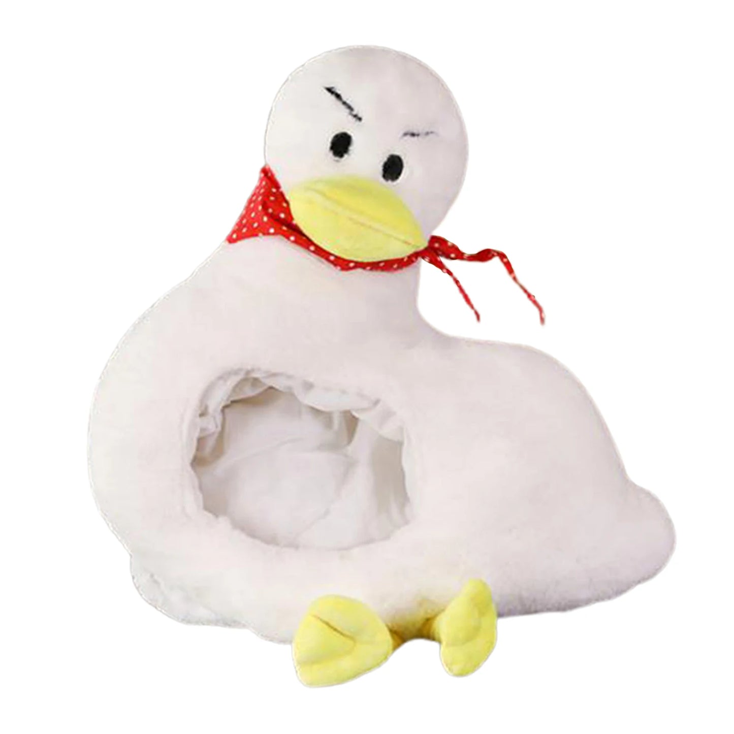 Soft Warm Winter Plush Duck Hat