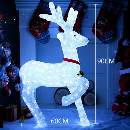 60cm 3D Acrylic LED Large Reindeer Elk