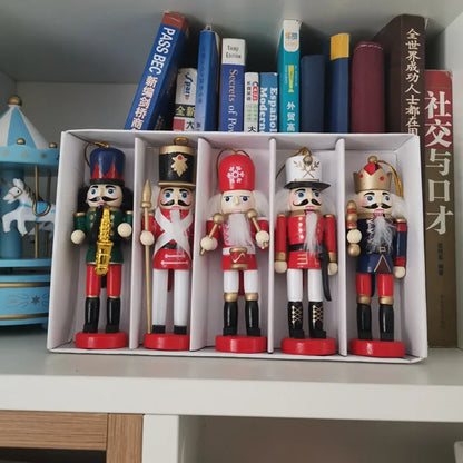 5/6pcs Nutcracker Soldier Pendants