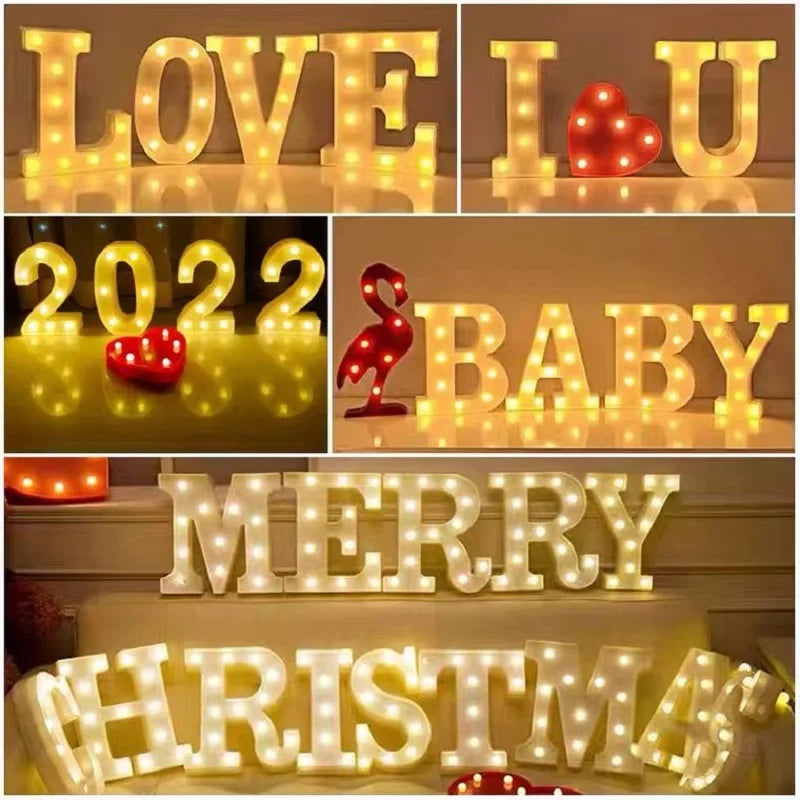 Alphabet Letter LED Lights