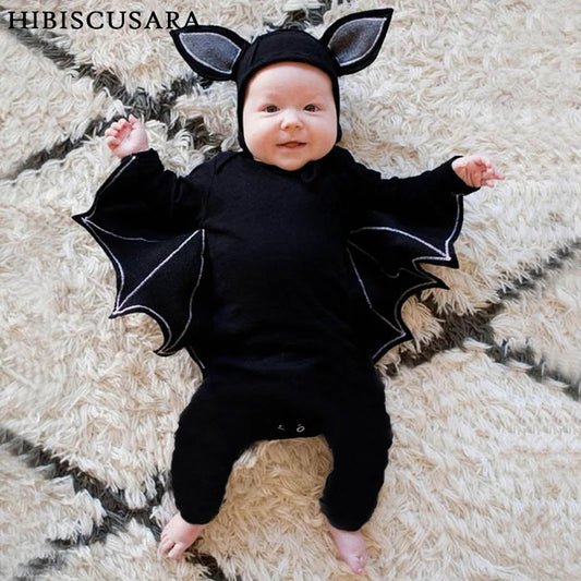 Adorable Bat Cotton Rompers for Kids