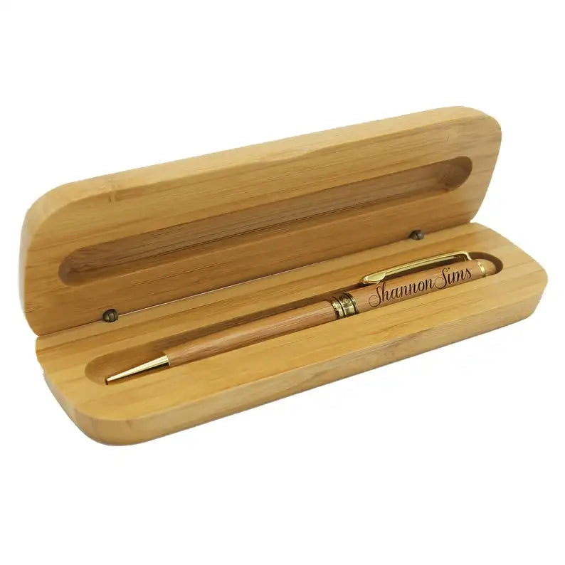 Personalized Engraved name Wood Ballpoint Pen Gifts