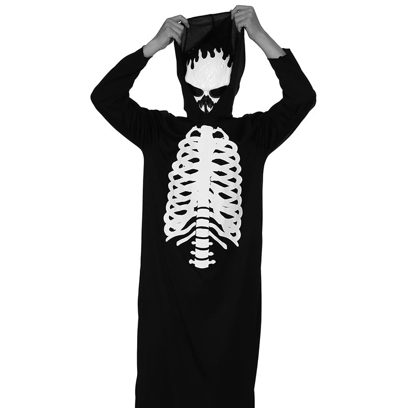 Skeleton Bone Costume Glow In The Dark - Festivewarehouse™