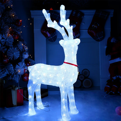 60cm 3D Acrylic LED Large Reindeer Elk