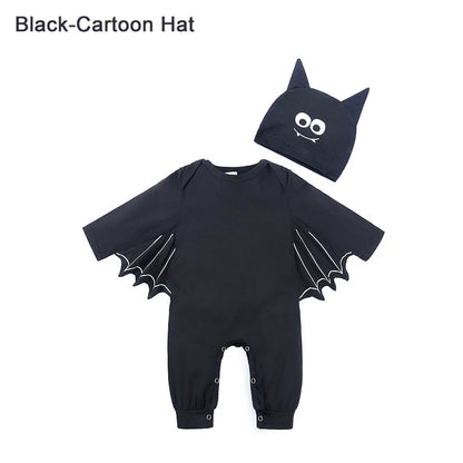 Adorable Bat Cotton Rompers for Kids