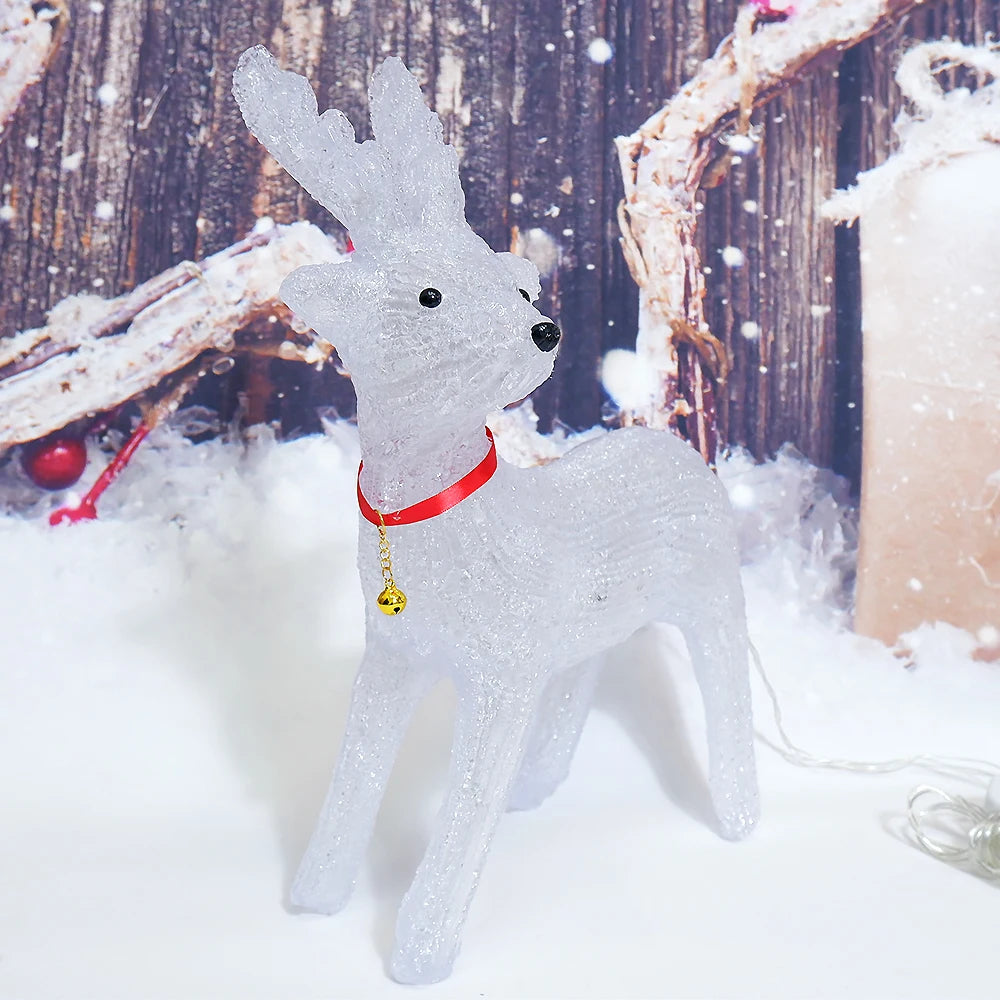 60cm 3D Acrylic LED Large Reindeer Elk