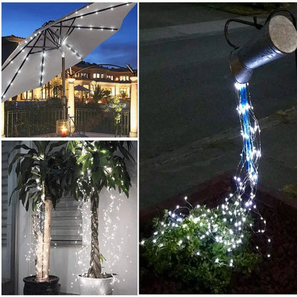 Solar Waterfall Fairy Bunch Lights