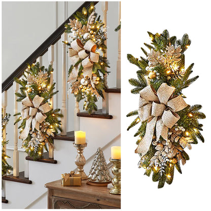 Christmas Wreath - Elegant Seasonal Decor - Decorative Wreath for Home & Holiday