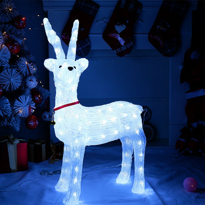 60cm 3D Acrylic LED Large Reindeer Elk