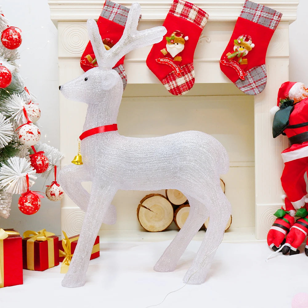 60cm 3D Acrylic LED Large Reindeer Elk