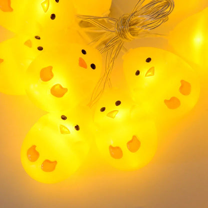 1.5M 10 Leds - Easter Chicken Egg Plastic Led Light String