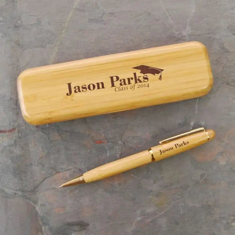 Personalized Engraved name Wood Ballpoint Pen Gifts