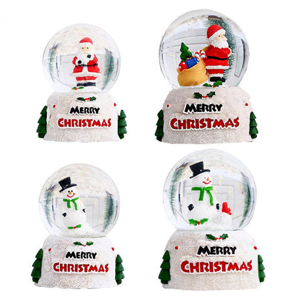 Glass Snow Globe Display Crystal Ball  Christmas Ornaments