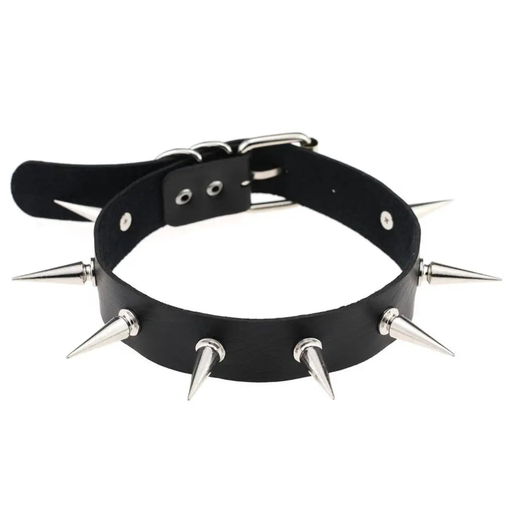 Sexy Leather Cat Mask And Collar for Adult