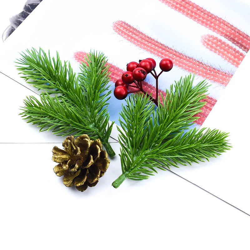 Christmas Decor - Artificial Flowers & Greenery, Gift Decor - Decorative Wreath for Home & Holiday