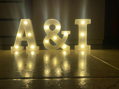 Alphabet Letter LED Lights