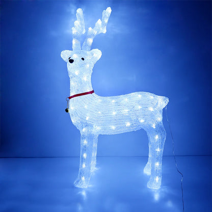 60cm 3D Acrylic LED Large Reindeer Elk