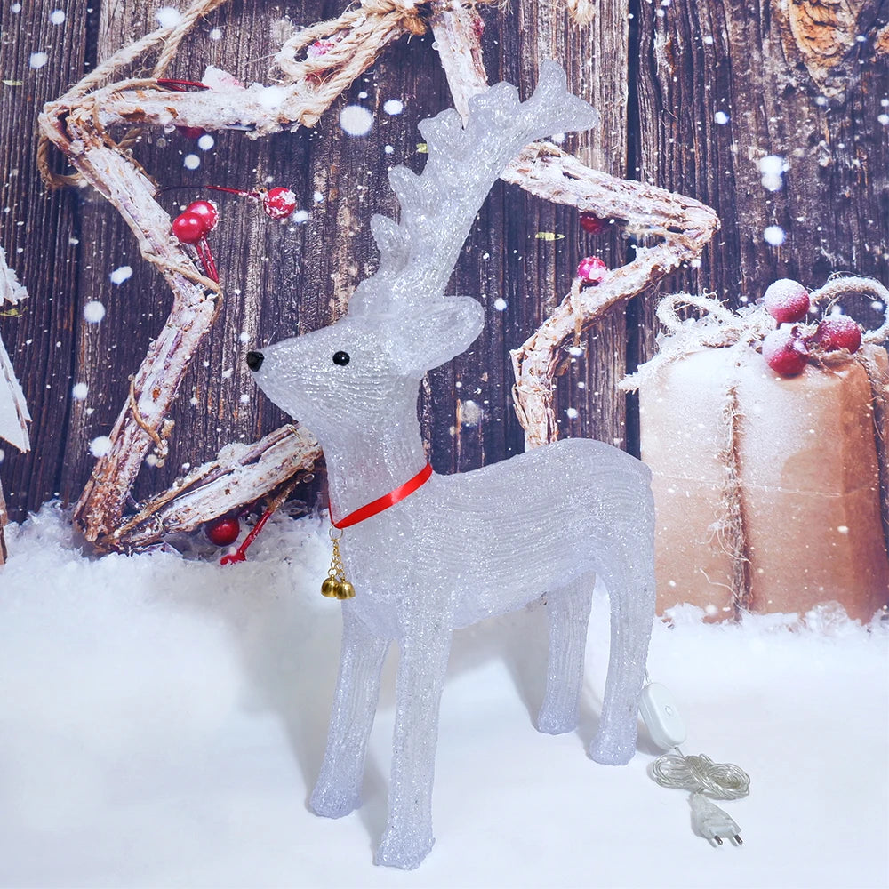 60cm 3D Acrylic LED Large Reindeer Elk