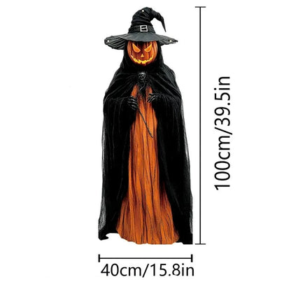 2D Halloween Horror Evil Pumpkin Man