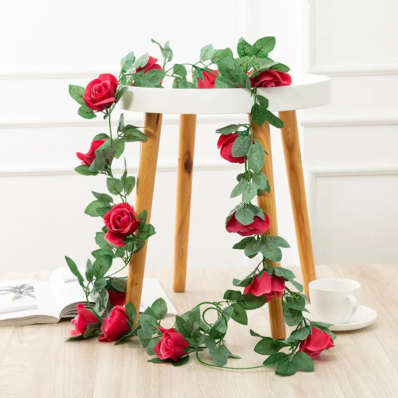 250CM Rose Artificial Flower Garland