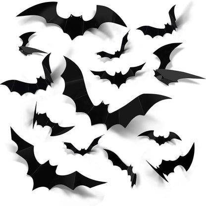 Halloween Bats 3D Wall Stickers
