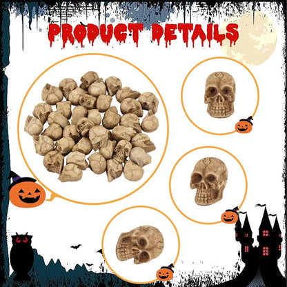 10/20pcs Halloween Skull Heads
