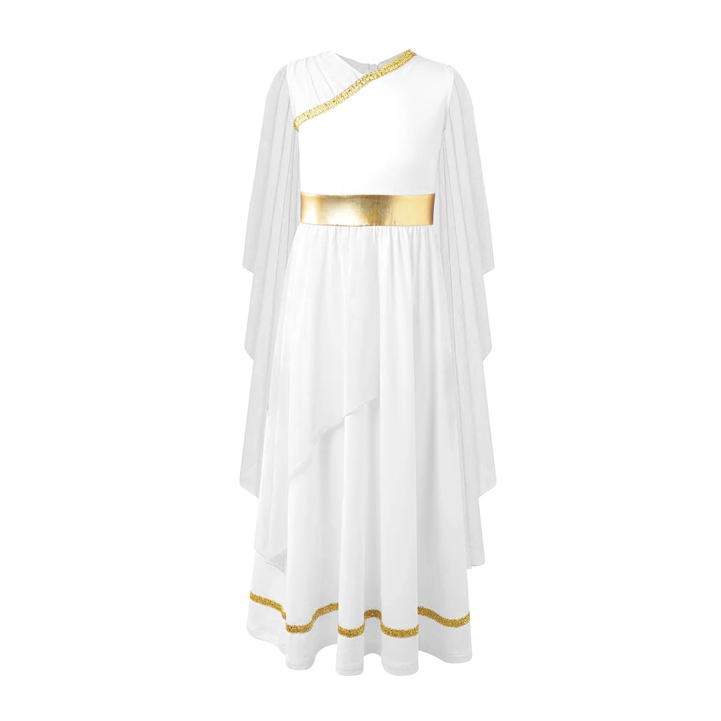 Girls Athena Costume Greek Princess Dress