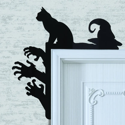 Black Cat Acrylic Corner Sign