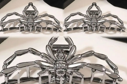 1Pcs Halloween Black Spider Hair Claw Clips