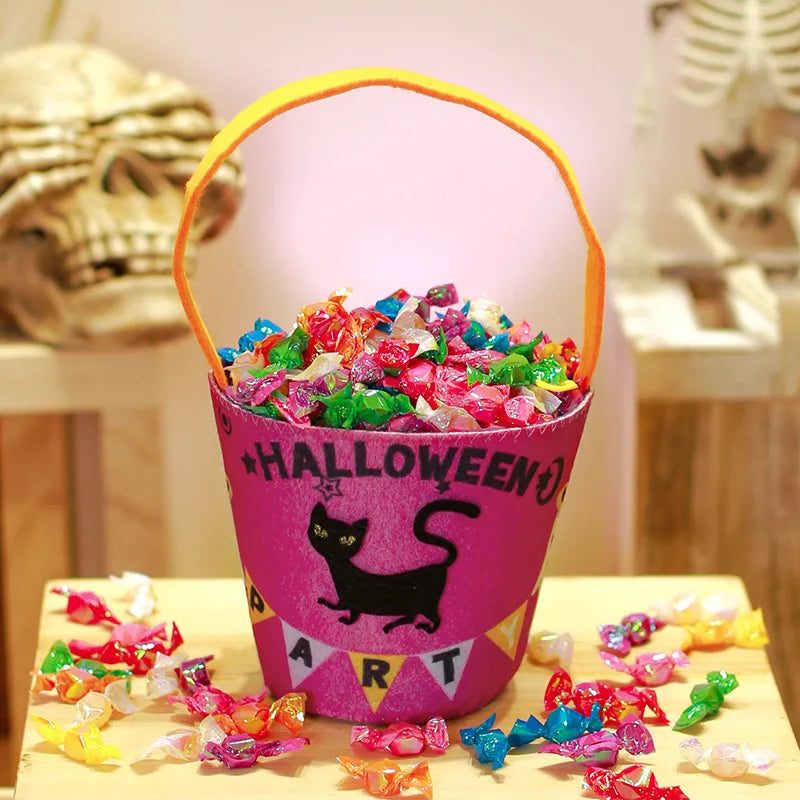 Halloween Theme Candy Bucket Bag