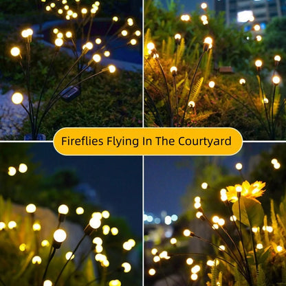 10LED Solar Firefly Lights Elegant Seasonal Piece