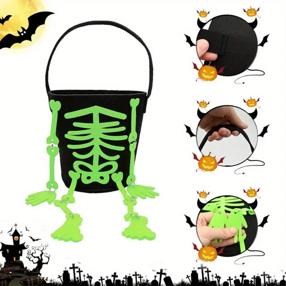 Halloween Felt Candy Bucket Trick or Treat