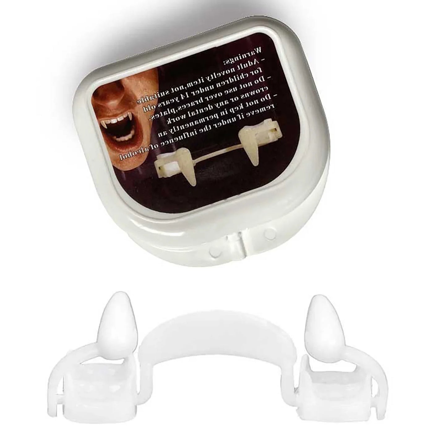 Vampire Zombie Teeth Makeup