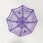 Halloween Candy Basket Black Orange Spider Web
