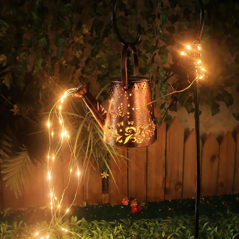 LED Outdoor Solar Lights hollow butterfly