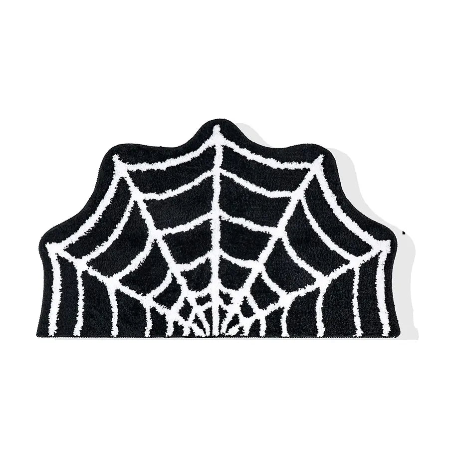 Bath Mat Gothic Bedroom Carpet Spider Web