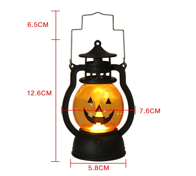 LED Hanging Pumpkin Lantern Light