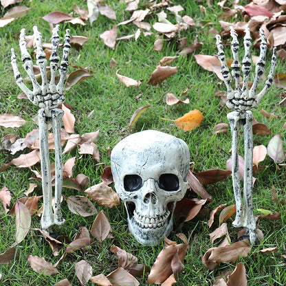 Skeleton Head Outdoor Scary Props Realistic Skull