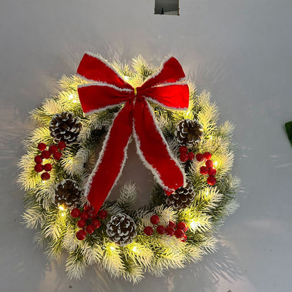 Christmas Wreath - Elegant Seasonal Decor - Decorative Wreath for Home & Holiday