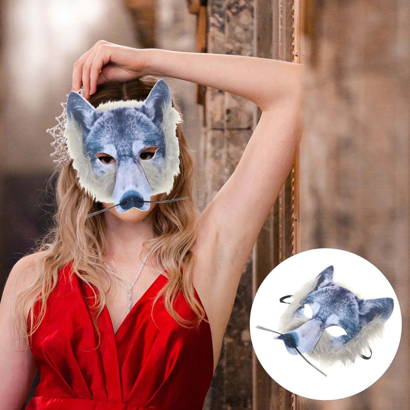 PVC Wolf Mask 1pc - Festivewarehouse™