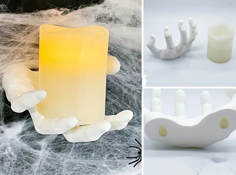 Creepy Hands Candles holder Wall Decor