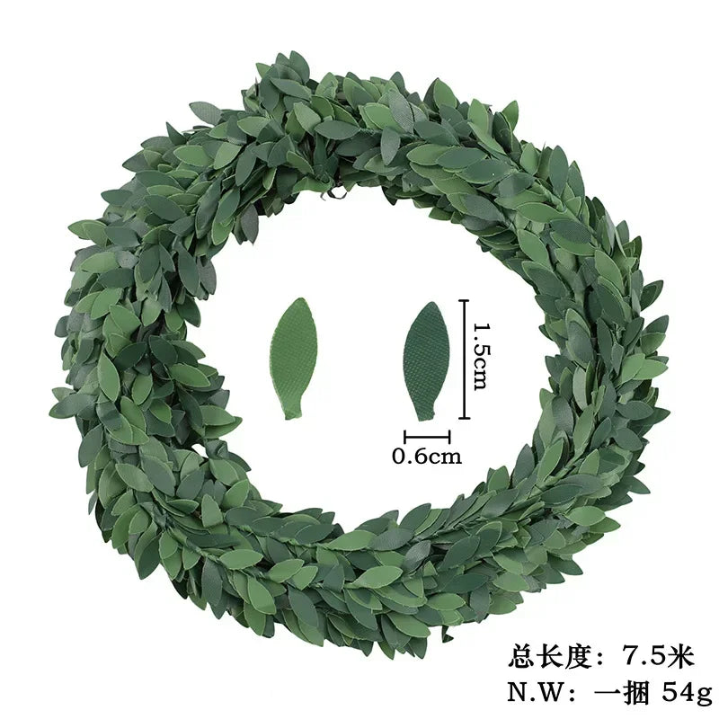 Artificial Floral Decor for Home & Weddings - Decorative Wreath for Home & Holiday - 5pcs