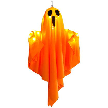 Glowing White Ghost LED Hanging Ghosts