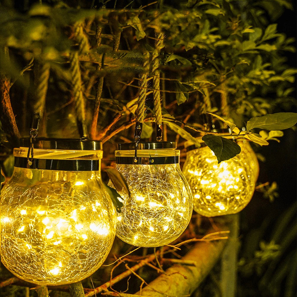 Solar LED Lights Popping Ball  Fairy Light