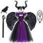 Maleficent Neck Dress Girls